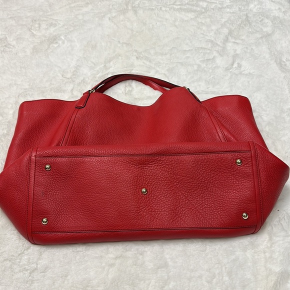 Gucci pebbled calfskin large Soho shoulder bag red - Picture 3 of 7